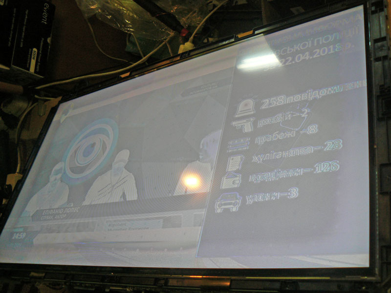 Расплывчатое изображение на LCD телевизоре Samsung LE32C450E1W, сделан ...