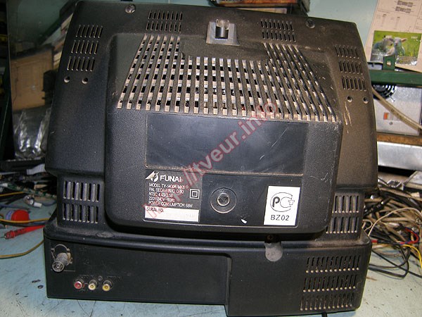 Не включается CRT телевизор Funai TV-1400A MK8 – неисправный блок ...